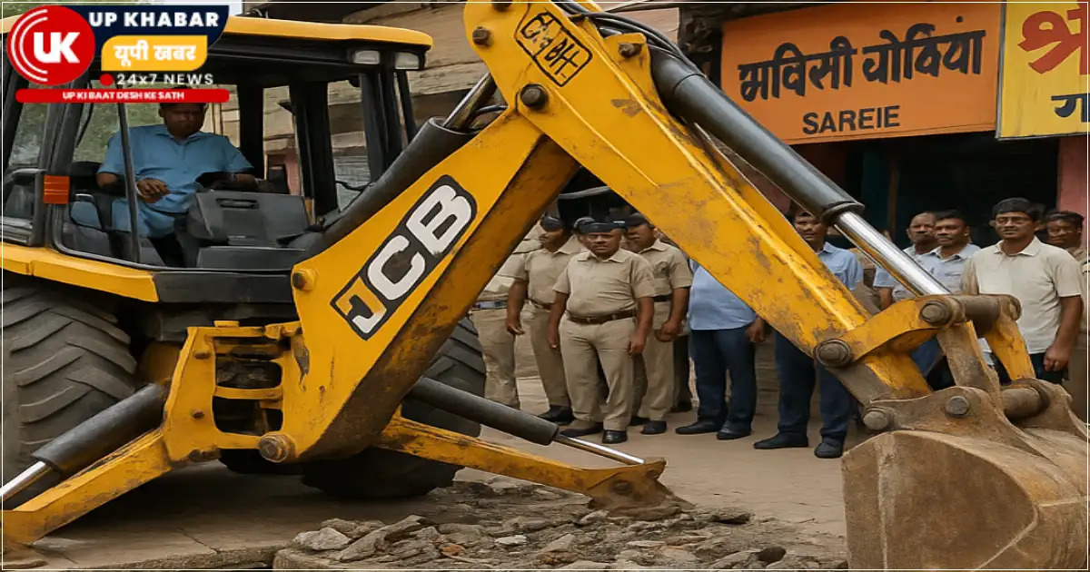 वाराणसी नगर निगम ने मानसून से पहले शहर की जल निकासी व्यवस्था को दुरुस्त करने के लिए सिगरा और रामनगर में नालों पर किए गए अवैध कब्जों को हटाने का अभियान चलाया, जिसका दुकानदारों ने विरोध किया।